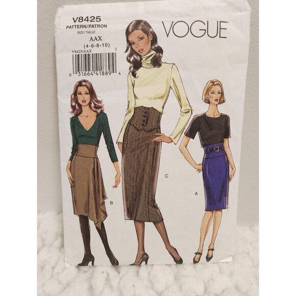 Vogue V8425 Women’s Skirt Sewing Pattern • Pencil Skirt - Picture 9 of 10